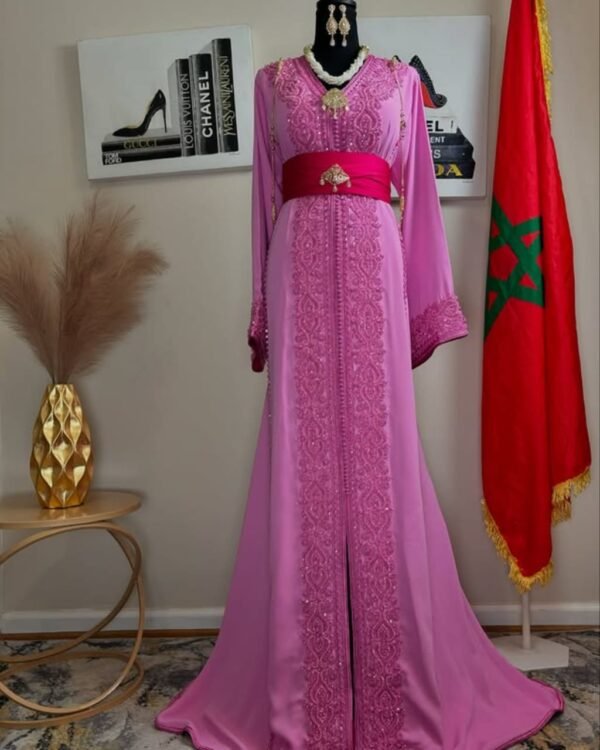 Luxury Moroccan Kaftan – Handcrafted Elegance - Image 4